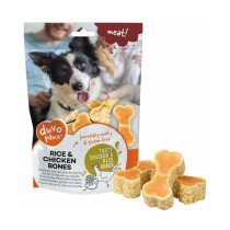 Duvo+ Meat Rice Bones With Chicken Treats For Dogs, 140 Gram