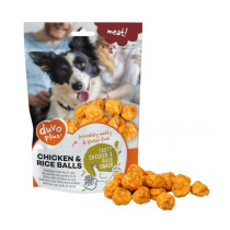 Duvo+ Meat Chicken And Rice Balls Treats For Dogs, 180 Gram