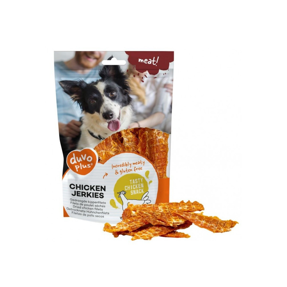 Duvo+ Meat Chicken Jerkies Treats For Dogs, 100 Gram