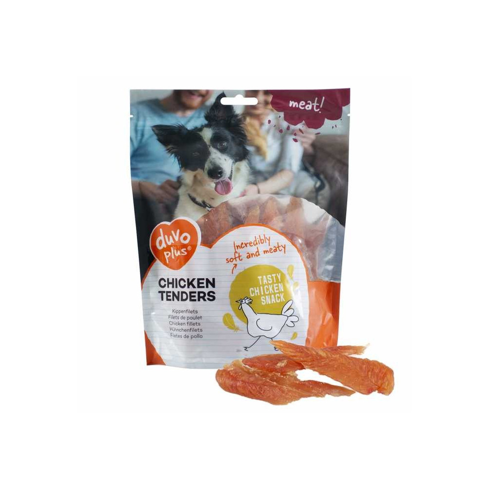 Duvo+ Meat Chicken Tenders Treats For Dogs, 100 Gram
