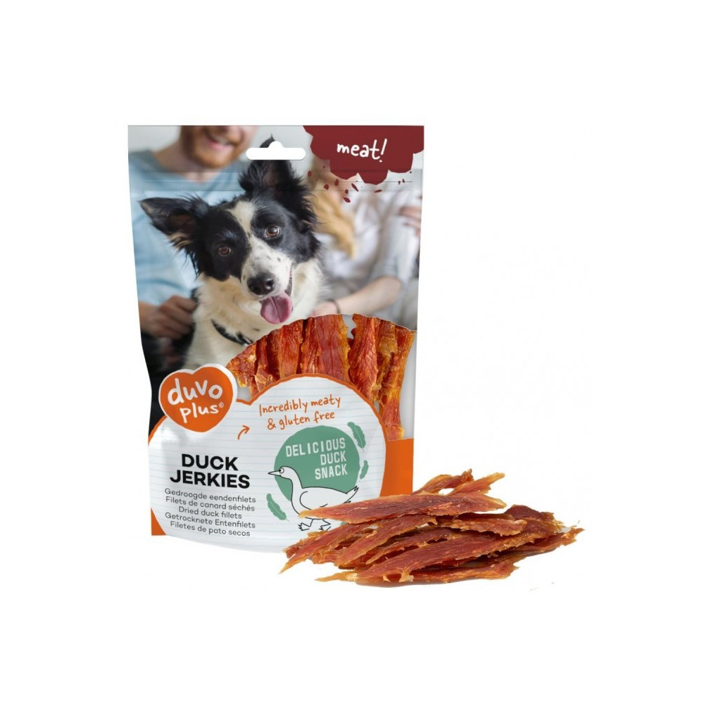 Duvo+ Meat Duck Jerkies Treats For Dogs, 100 Gram