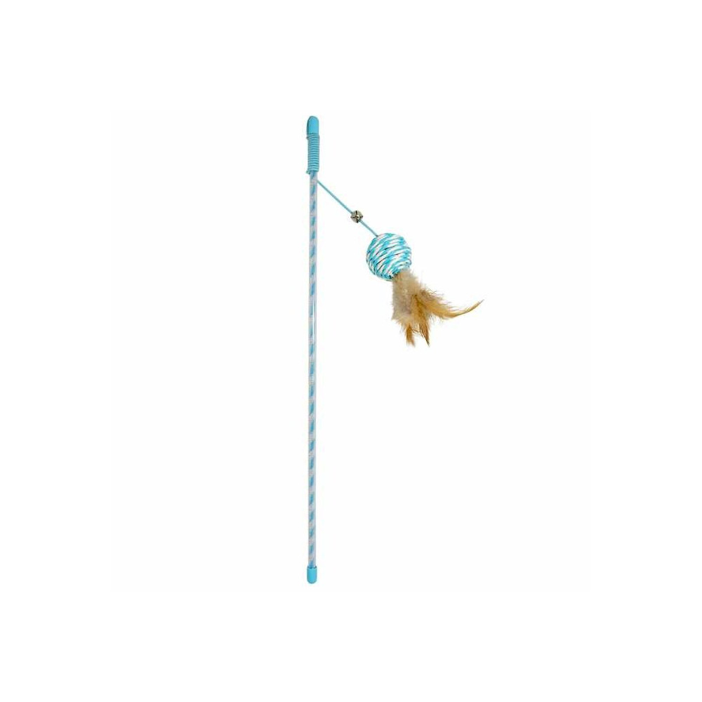 Duvo+ Playing Rod Catchy Paper Ball Blue, 41 x 4 x 35 cm, 16 Pieces