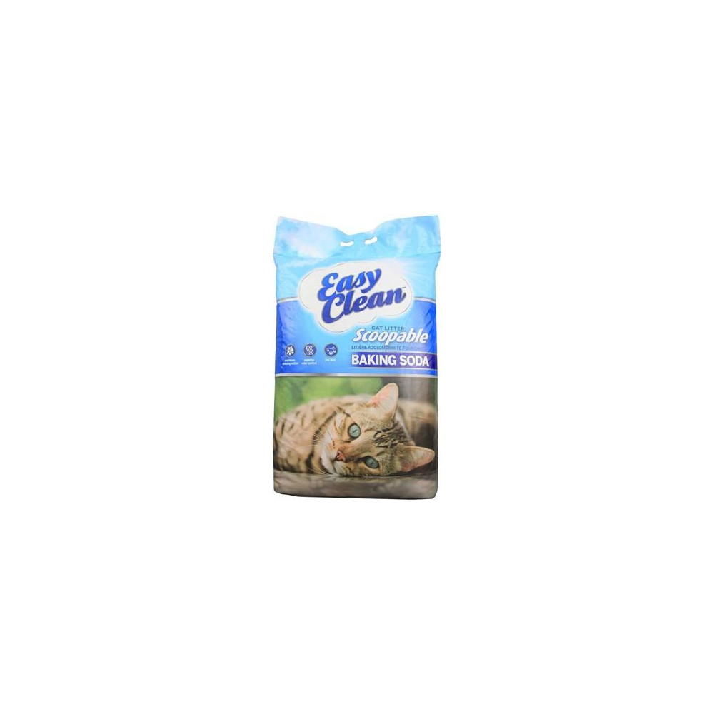 Easy Clean Clumping Cat Litter Baking Soda Odor Control, 9.7 Kg