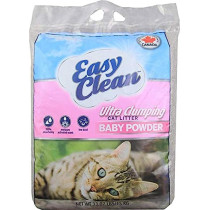 Easy Clean Ultra Clumping Cat Litter Baby Powder, 15 Kg