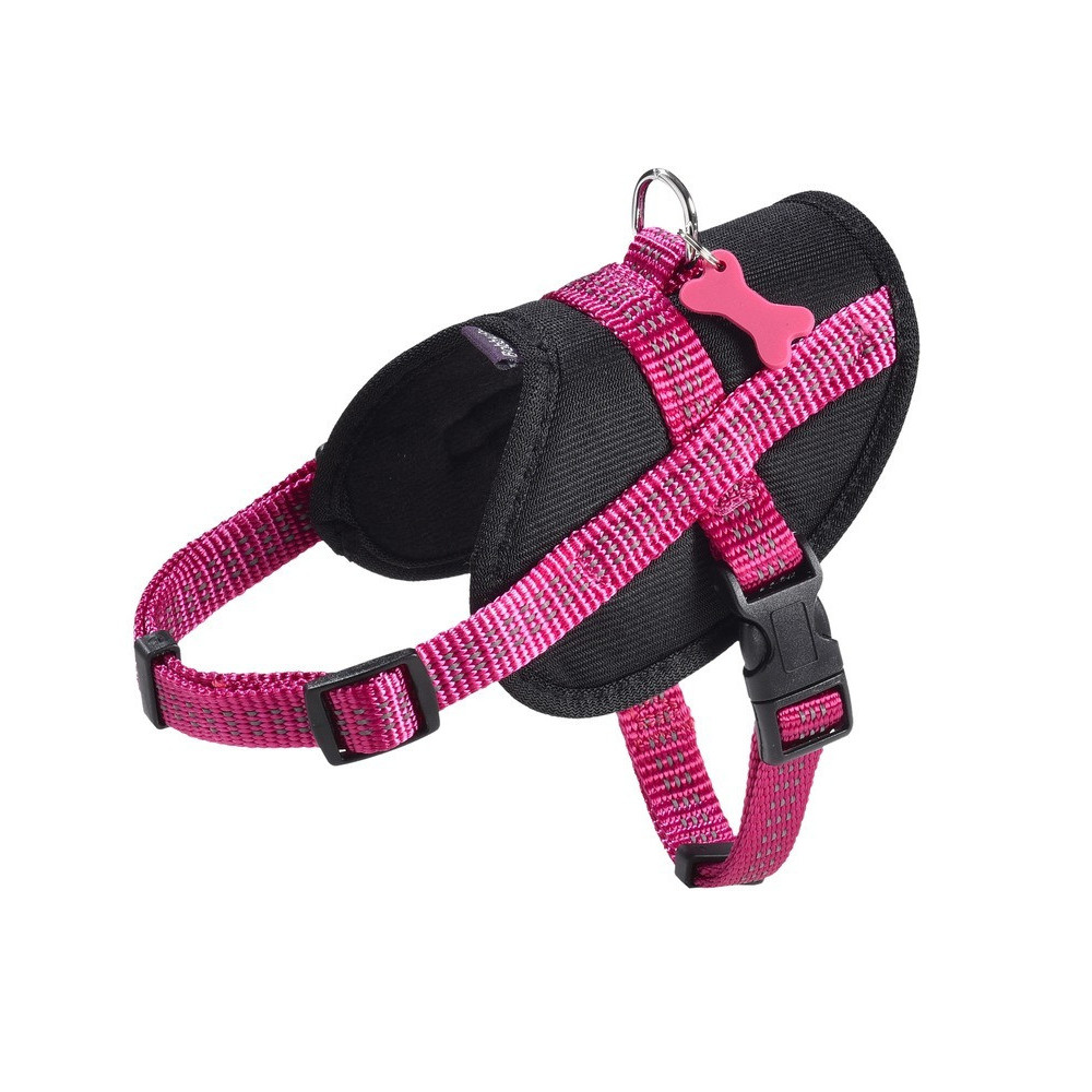 Bobby Easy Safe Harness For Dogs, Fuchsia Colour, Large