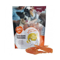 Duvo+ Chicken Lollipops Soft Chicken Meat Dog Treats 400 G, White/Brown