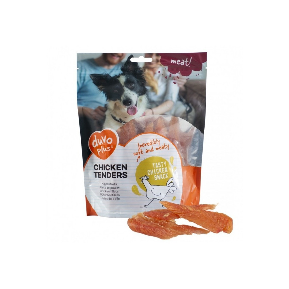 Duvo+ Chicken Lollipops Soft Chicken Meat Dog Treats 400 G, White/Brown