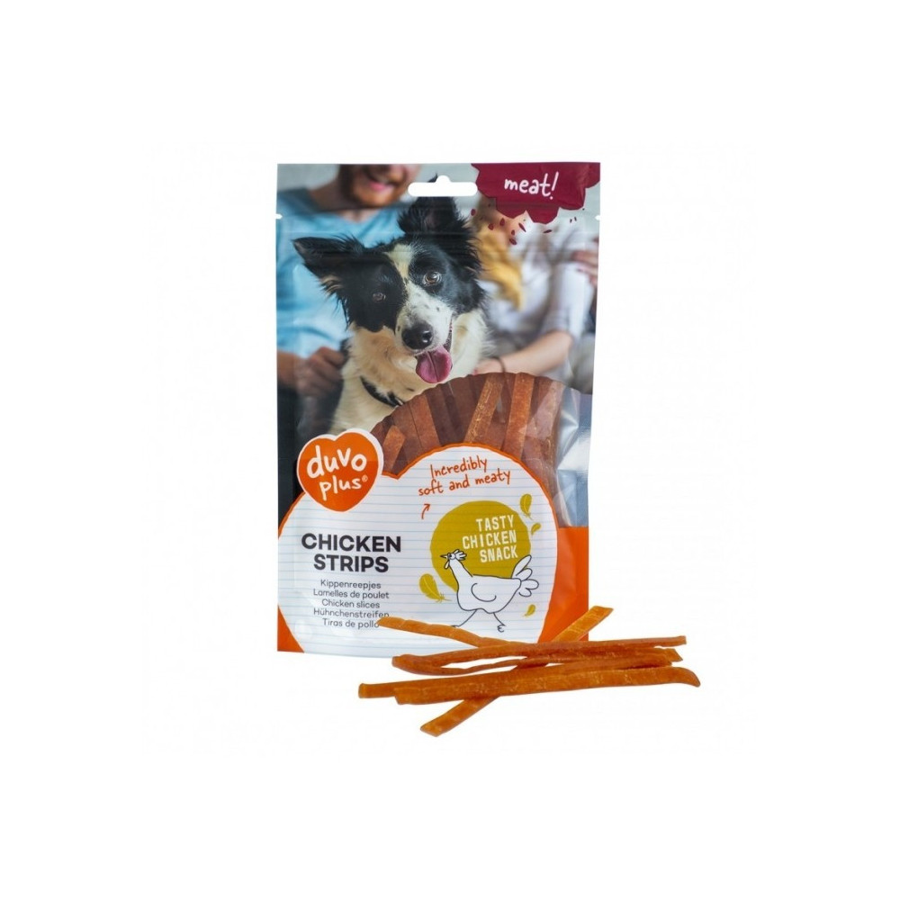 Duvo+ Duvo Chicken Strips Dog Snack, 80G