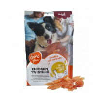 Duvo+ Chicken Twisters Dog Snack, Dog Food, 80G