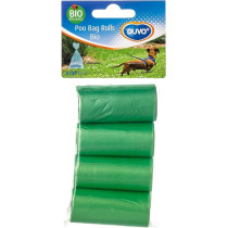 Duvo+ Waste Bags Hygienic Colourful Poo For Dog, 80-Pieces, Green
