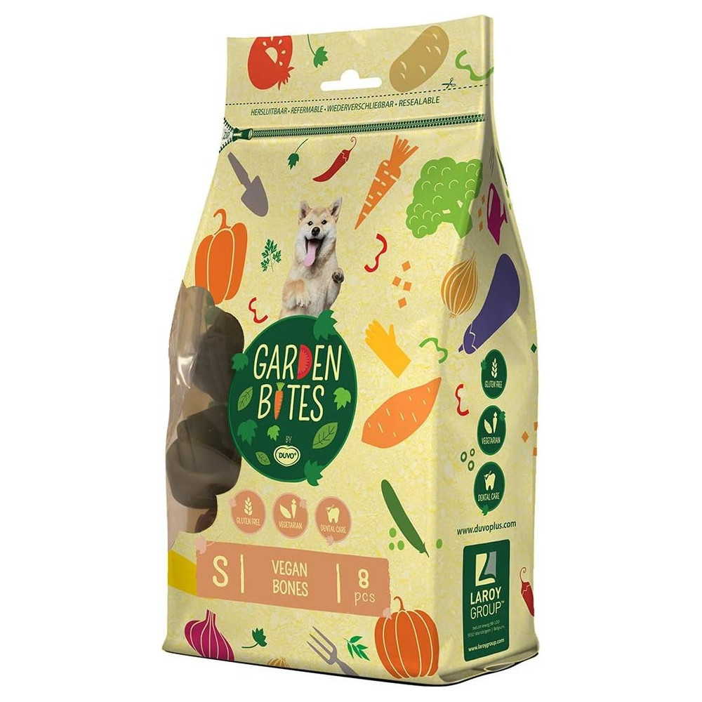 Duvo+ Garden Bites Vegan Bones Small Pouch 11Cm, 8Pcs