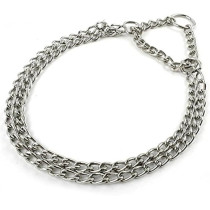 Duvo+ Slip Pet Collar 2 Rows, Chromed 50Cm