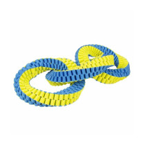 Duvo+ Supa Nylon Triple Hoop, Blue/Yellow, 28 x 13Cm