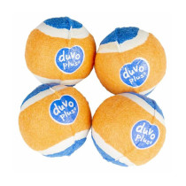 Duvo+ Tennisball Dog And Cat Orange/Blue, Small, 4Pcs, 42Cm