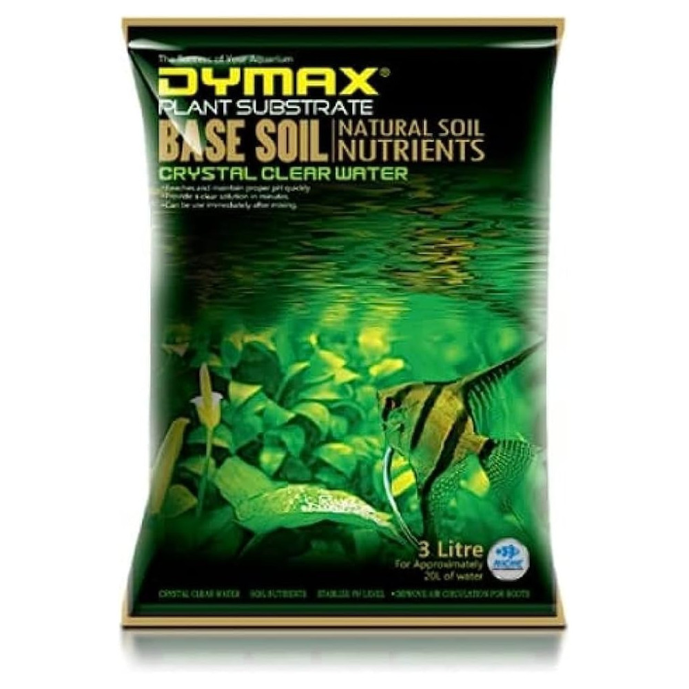 Dymax Plant Substrate Base Soil Natural Nutrients, 3 Liter