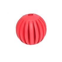 Duvo+ Rubber Tanzanian Ball Dog Toy, Red Colour, 7.5Cm