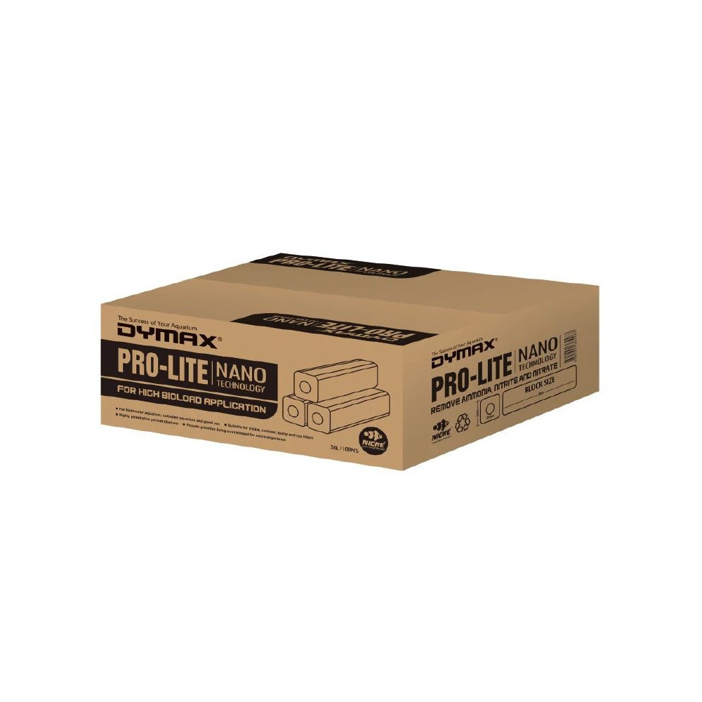 Dymax Pro Lite Filtration, Helps Remove Ammonia, Nitrate And Nitrite, 100 Pieces
