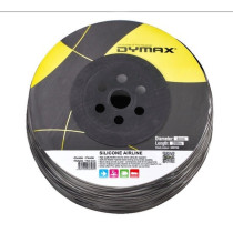 Dymax Silicone Airline Tubing, Diameter 4Mm, Length 200M Roll, Black
