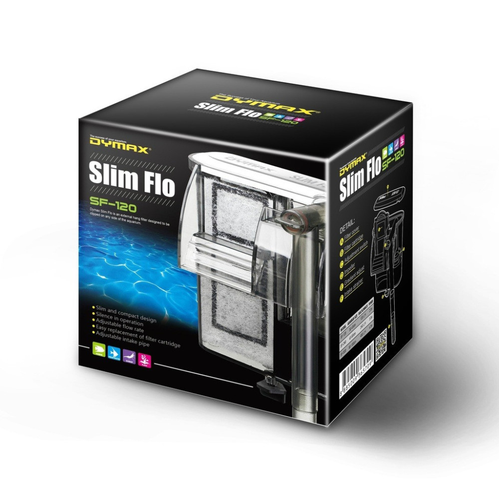 Dymax Slim Flo Sf-120, Silent Operation And Adjustable Flow Rate