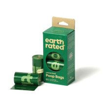 Earth Rated Dog Poop Bags Refill Rolls Unscented, 60 Bags On 4 Rolls