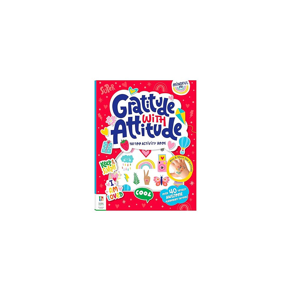 Hinkler Mindful Me Gratitude With Attitude Tattoo Activity Book, Multicolour