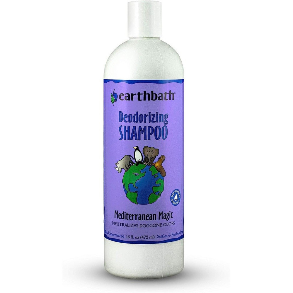 Earthbath Deodorizing Shampoo Mediterranean Magic Rosemary Neutralizes Doggone Odors, 472 Ml