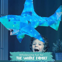 Thames And Kosmos Shimmer Shark & Ocean Pals, Versatile Building System And 3D Light Up Model for 10 Years And Above Kids
