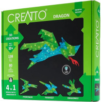 Thames And Kosmos Glowing Dragon Light Up Crafting Kit For 10 Years And Above