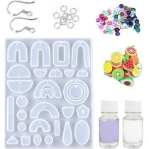 Hinkler Omc Get Set Resin Kit, Jewellery Kit, Make Your Own Earrings