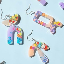 Hinkler Omc Get Set Resin Kit, Jewellery Kit, Make Your Own Earrings