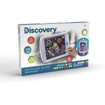 Discovery Kids STEM Neon LED Glow Drawing Board, Multicoloured, 1303002031