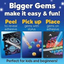 Creativity for Kids Big Gem Diamond Painting Light Art Create Your Own Night Light, 807625