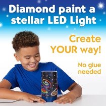 Creativity for Kids Big Gem Diamond Painting Light Art Create Your Own Night Light, 807625