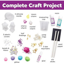 Creativity for Kids Resin Fidget Shakers Create 3 Sensory Keychains, DIY Crafts Neon Age 8-10+3 x 6336000