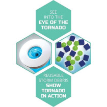Discovery Mindblown Toy Tornado Lab 5 Speed Cyclone Controller: STEM Toy - Science Kit - Educational Toy - Hands-on Learning - Discovery and Exploration