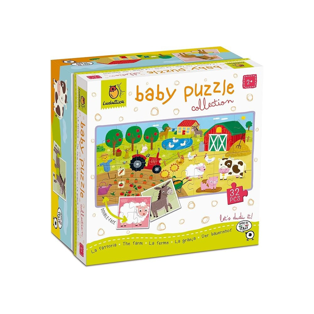 Ludattica Dudu Baby Puzzle Collection The Farm Toddler Fun Devlopment Game Learning and Educational