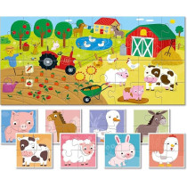 Ludattica Dudu Baby Puzzle Collection The Farm Toddler Fun Devlopment Game Learning and Educational