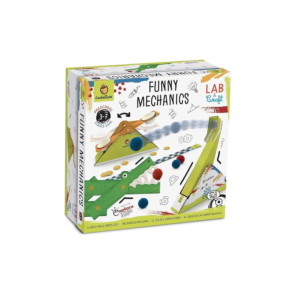 Ludattica Lab And Craft Funny Mechanics Innovation, Playful Learning, Hands-on Activities, Problem-Solving, Creativity, Experimentation