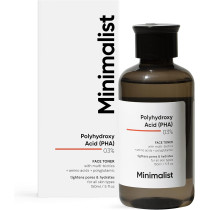 Minimalist PHA 3 Percent Alcohol Free Toner 150ml, Pore Tightening And Mild Exfoliation For Oily, Acne Prone, Sensitive And Normal Skin, Hydrating Face Toner For Glowing Skin