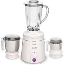 Sujata Supermix, Mixer Grinder, 900 Watts, 3 Jars, White