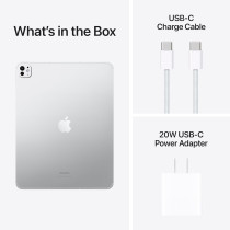 Apple iPad Pro 11 inch 256 Gb, M4 chip, Wifi + Cellular Ultra Retina XDR Display, Silver MVW23