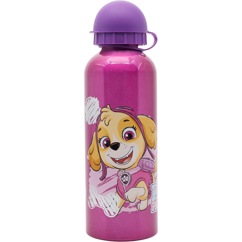 Stor High Stylish Aluminium Bottle With Paw Patrol Theme, Lightweight And Eco Friendly, 530ml