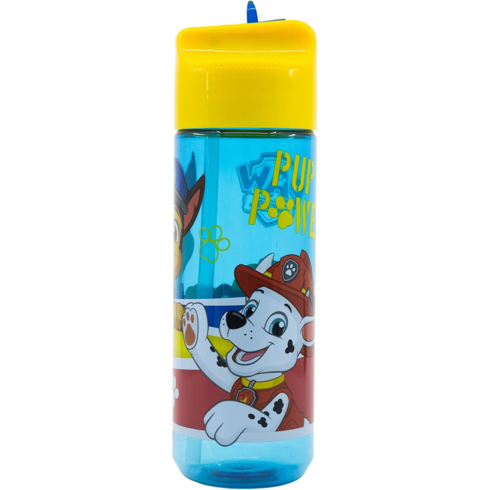 Stor Large Premium Tritan Hydro Bottle Paw Patrol Pup Power Theme Water Bottle 540ml