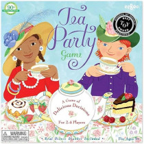 Eeboo Tea Party Spinner Game, Kids Board Game For Kids 5 Years And Above