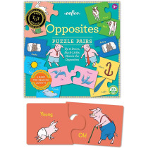 Eeboo Opposites Puzzle Pairs Match The Opposites Game For Kids 3 Years And Above