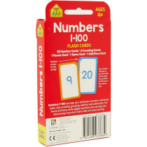 Hinkler School Zone Numbers 1 To 100 Flash Cards