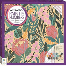 Hinkler Art Maker Paint by Numbers Spring Blooms, ‎Creative Thinking