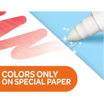 Crayola Color Wonder Non Staining Farm Friends Gift Set 30 Colouring Pages, 8 Felt-Tip Pens, 6 Tempera Colours, 1 Brush, Age 3,4,5 Years