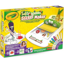 Crayola Silly Scents Sticker Maker Art Kit, Beginner Unisex Child, 40 Pieces