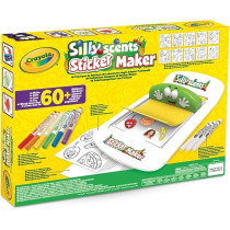 Crayola Silly Scents Sticker Maker Art Kit, Beginner Unisex Child, 40 Pieces